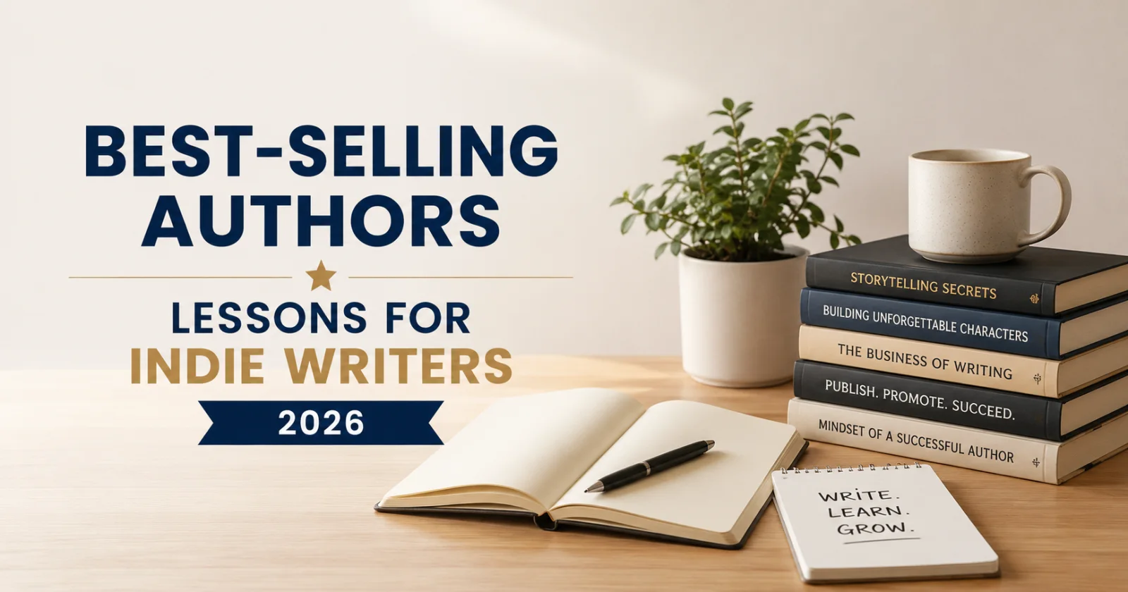 What Best Selling Authors Do Differently - And What Indie Authors Can Learn From It by KindleBookHub Team - Blog featured image