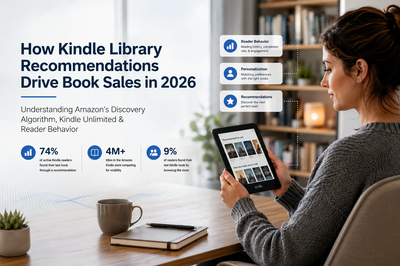 Kindle Library: How Readers Discover Books | And What Every Author Needs to Know by Carter Wilson - Blog featured image
